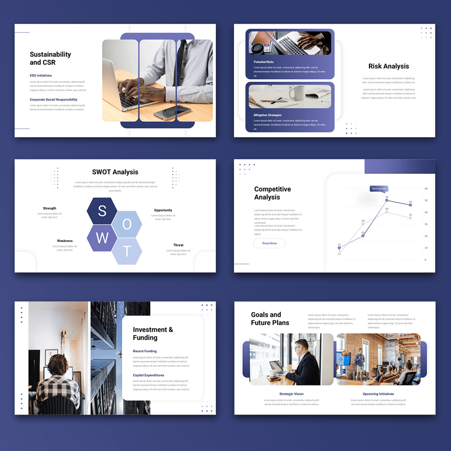 公司报告PPT模板 (PPT)