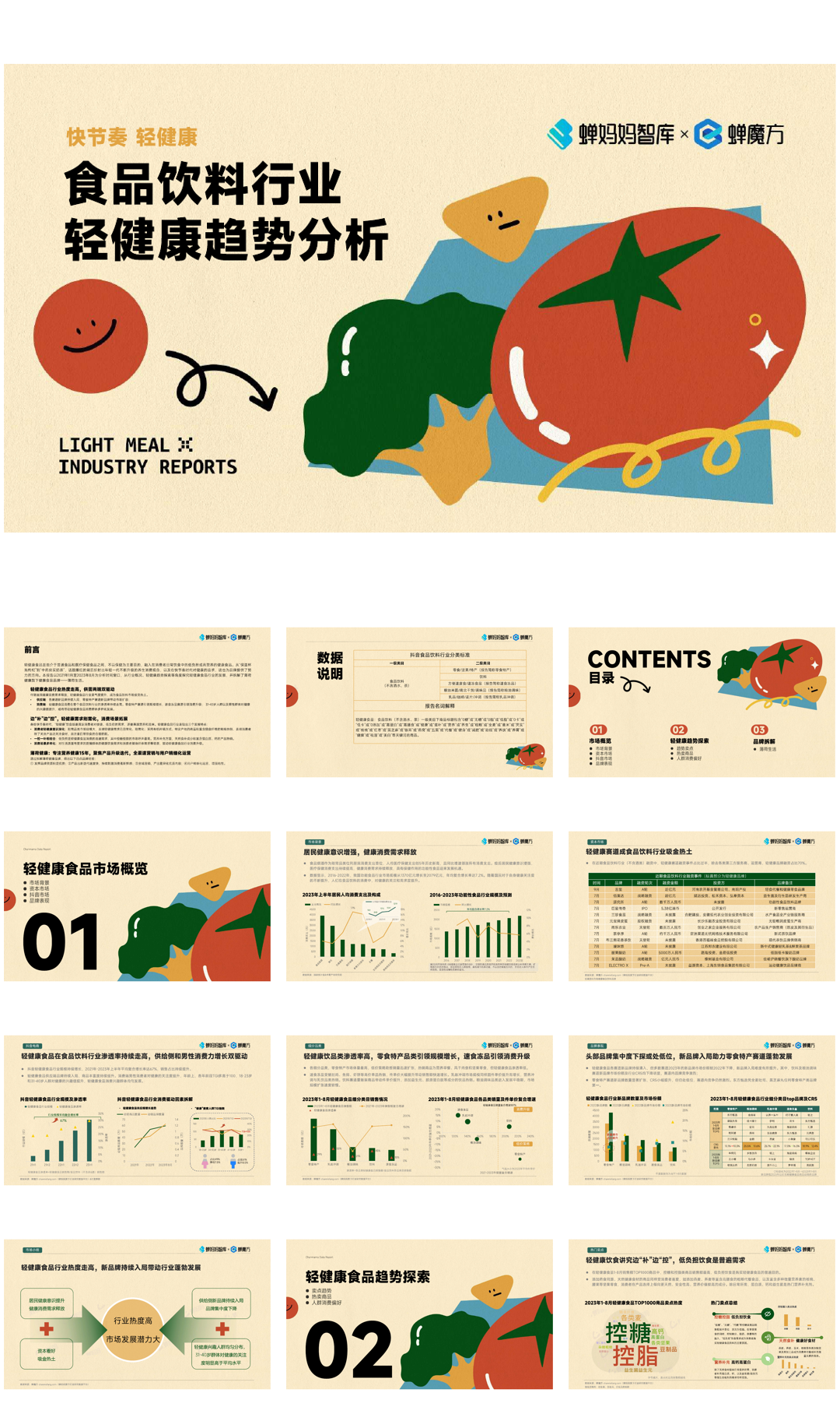 蝉妈妈:食品饮料行业轻健康趋势分析报告.pdf