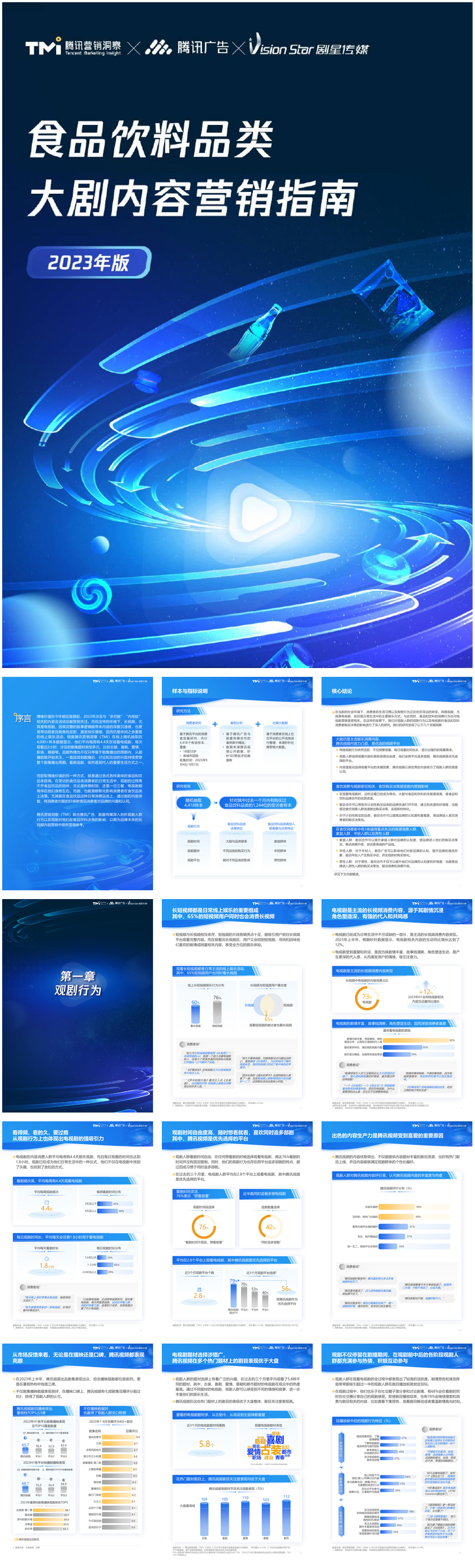 腾讯:食品饮料品类大剧内容营销指南报告2023年版.pdf