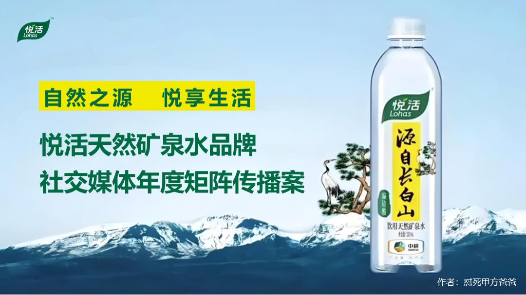 天然矿泉水品牌社交媒体年度传播矩阵提案【瓶装水】【包装水】【种草营销】【KOL传播】【抖音+视频号+小红书】.pptx