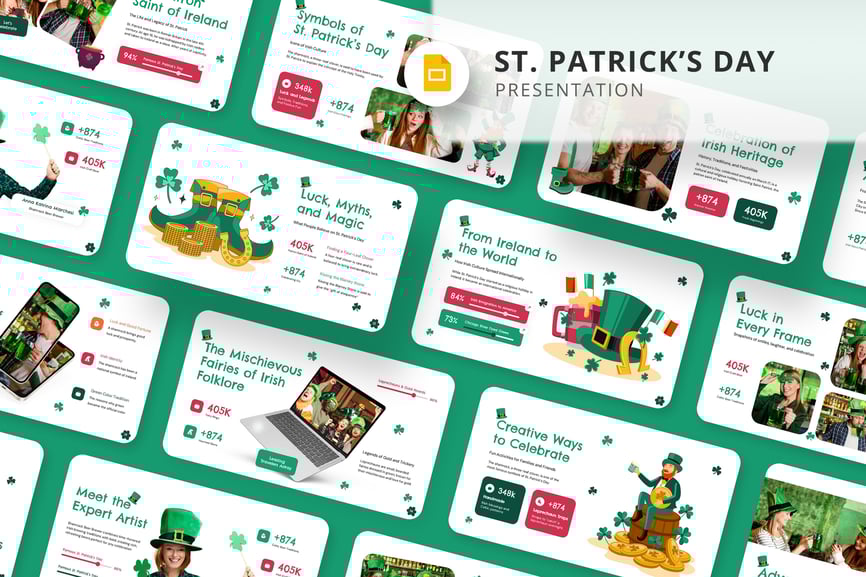 圣帕特里克的一天PPT模板