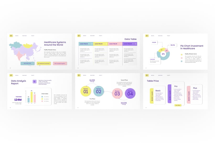 医疗健康PPT模板 (PPTX)