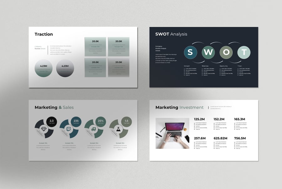 业务计划演示模板PPT模板 (PPTX)