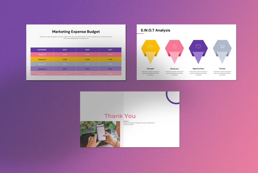 营销计划演示模板PPT模板 (PPTX)