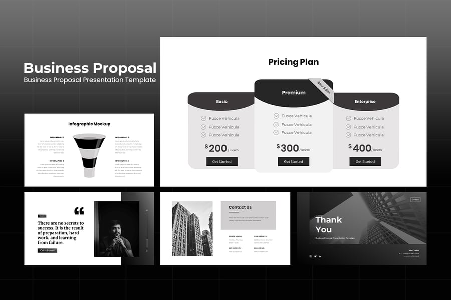 业务建议PPT模板 (PPT,PPTX)