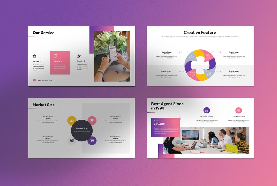 营销计划演示模板PPT模板 (PPTX)