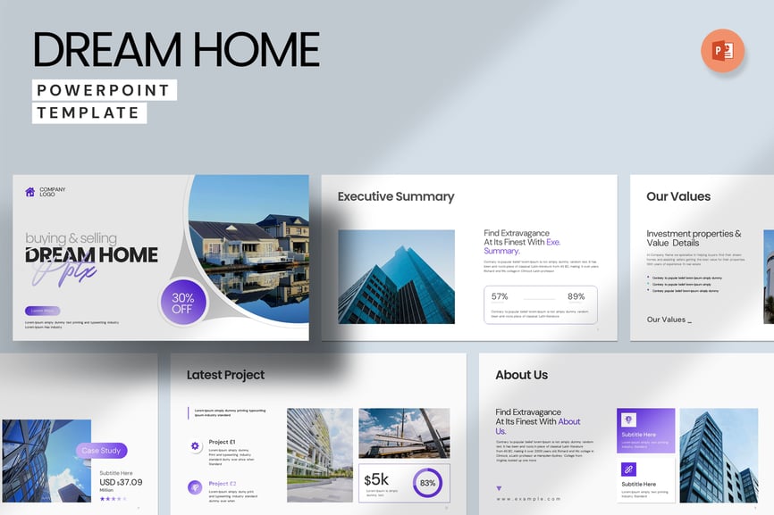 梦想之家（房地产）PPT模板