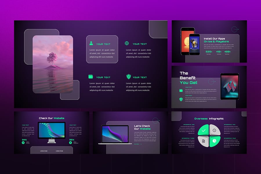 NFT市场PPT模板 (PPT,PPTX)