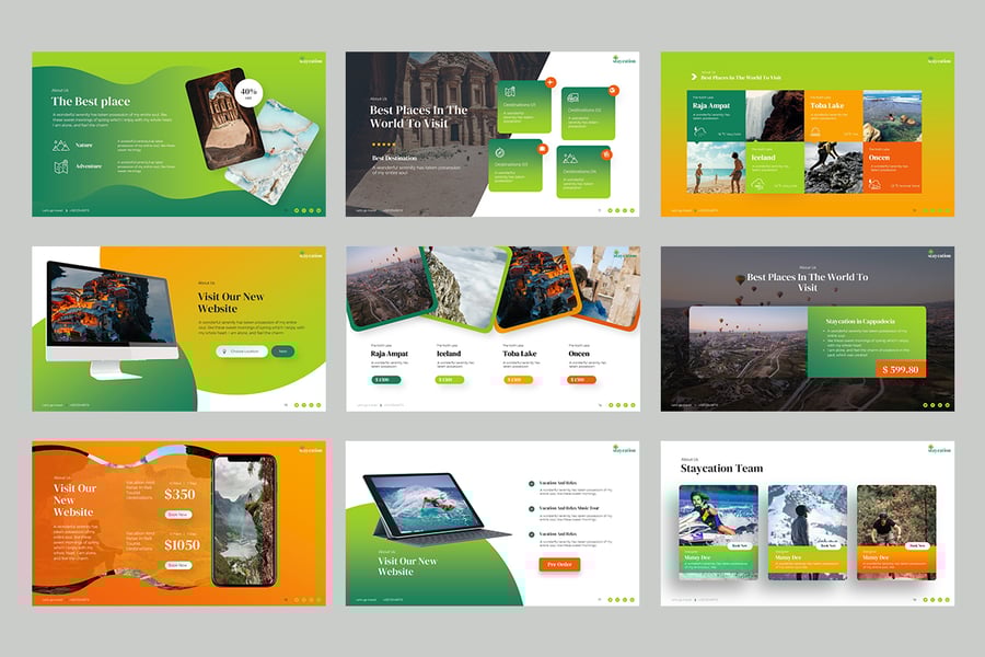 令人印象深刻的 PPT模板 (PPTX)