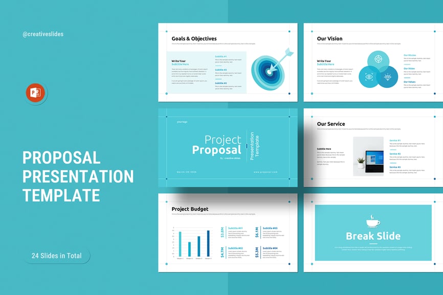 项目提案PPT模板 (PPTX)