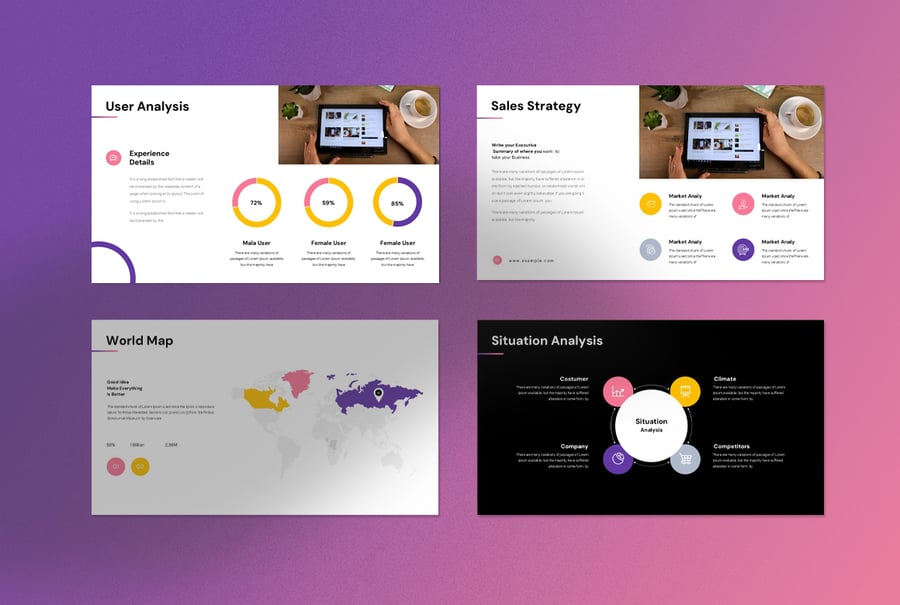 营销计划演示模板PPT模板 (PPTX)