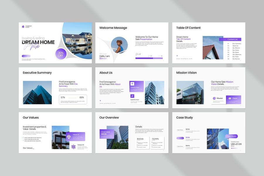 梦想之家(房地产)PPT模板