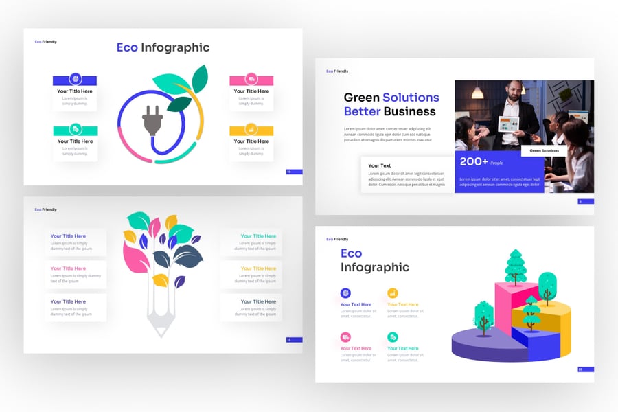 生态友好策略演示PPT模板 (PPTX)