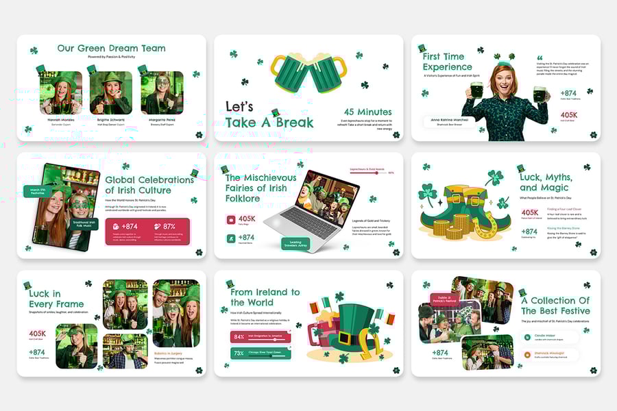 圣帕特里克的一天PPT模板