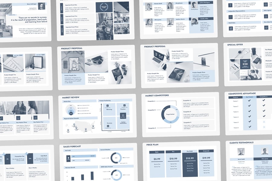 销售建议PPT模板 (PPTX)