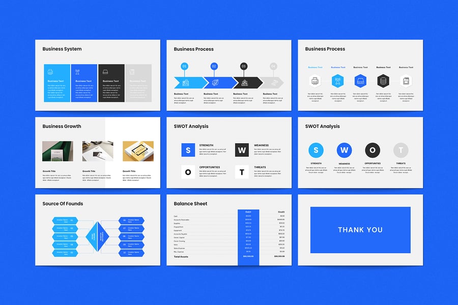 业务计划演示模板PPT模板 (PPTX)