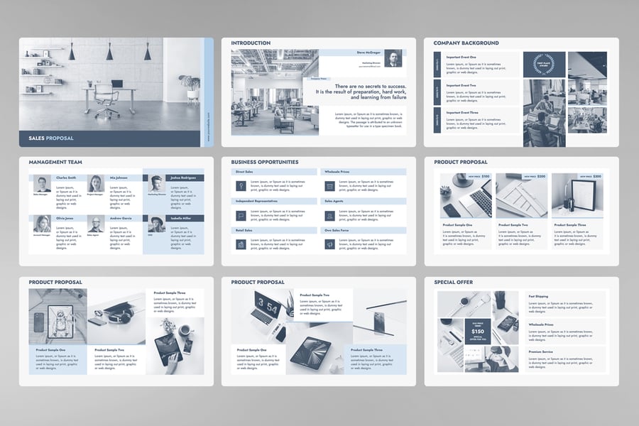 销售建议PPT模板 (PPTX)