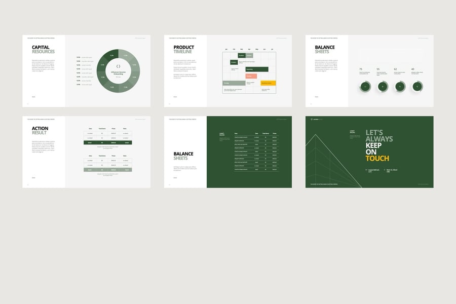 年度报告PPT模板 (PPTX)