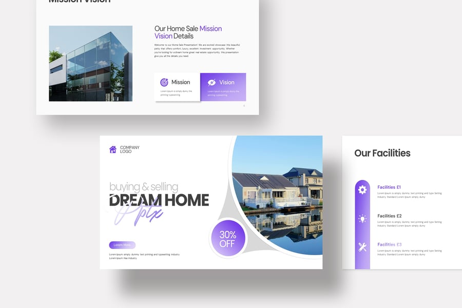 梦想之家(房地产)PPT模板