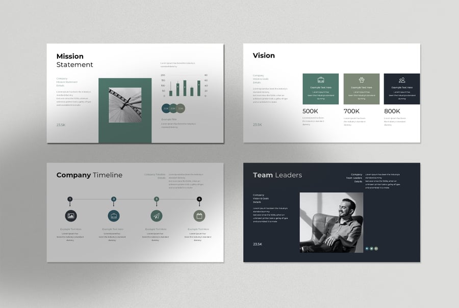 业务计划演示模板PPT模板 (PPTX)