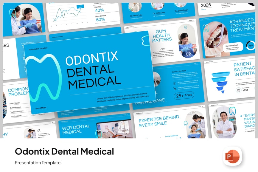牙科医疗PPT模板