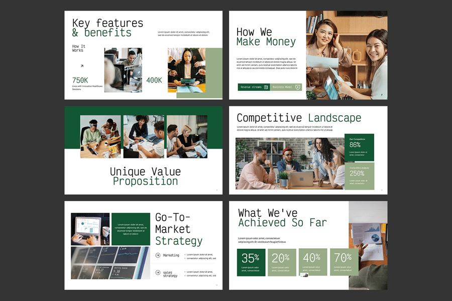 资金规划PPT模板 (PPTX)