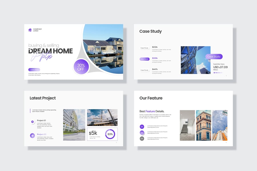 梦想之家(房地产)PPT模板