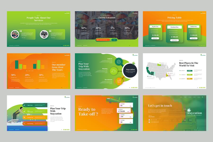 令人印象深刻的 PPT模板 (PPTX)