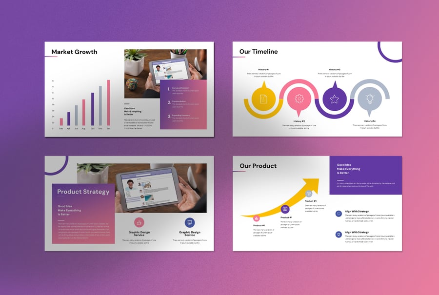 营销计划演示模板PPT模板 (PPTX)