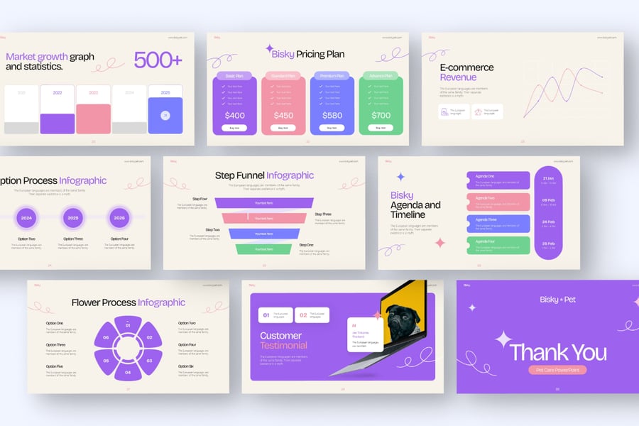 宠物护理PPT模板