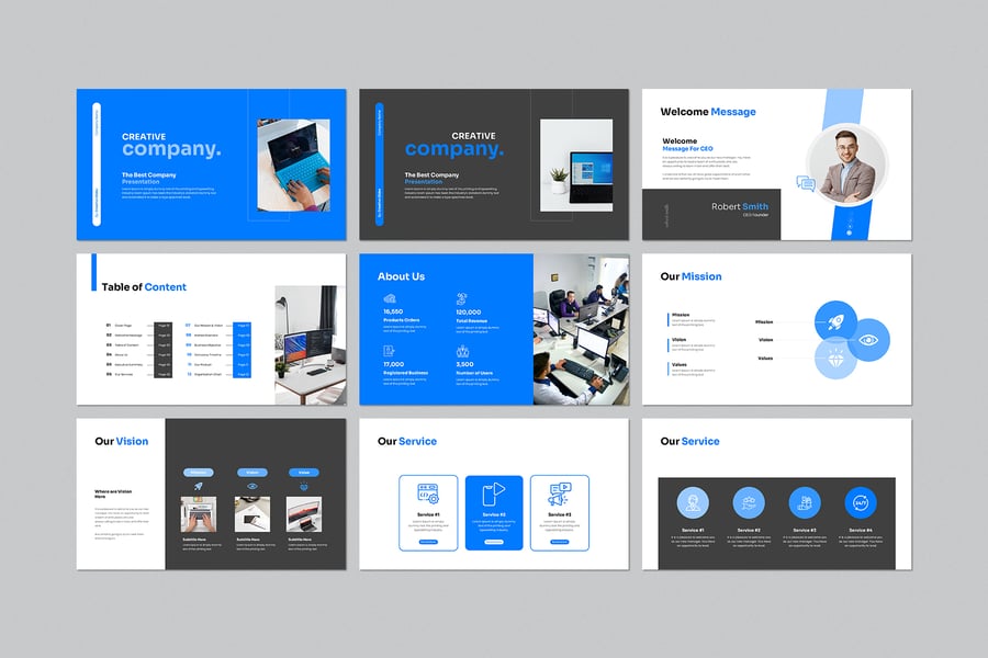 公司介绍PPT模板 (PPTX)