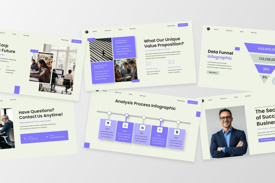 成功的秘密 -PPT模板 (PPTX)