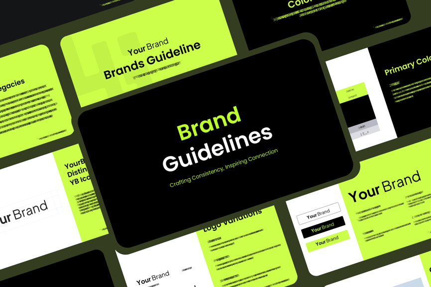 品牌准则演示模板PPT模板 (PPTX)