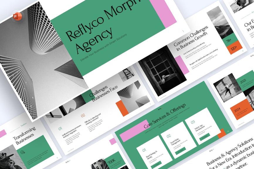 机构介绍PPT模板 (PPTX)