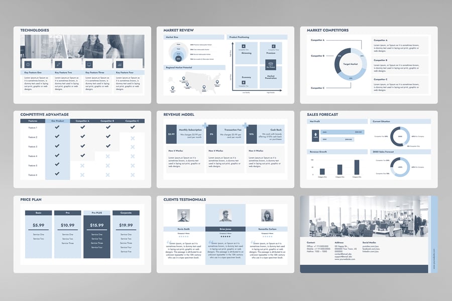 销售建议PPT模板 (PPTX)