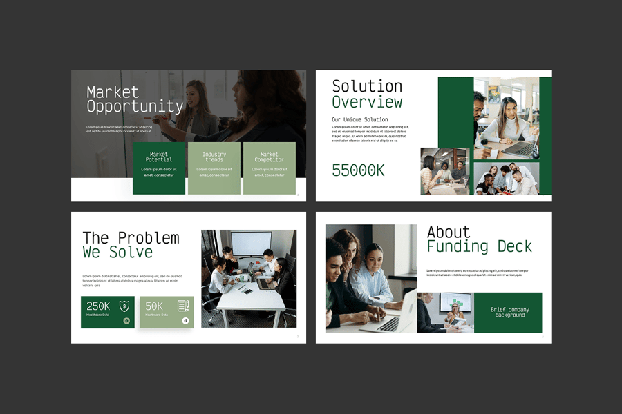 资金规划PPT模板 (PPTX)