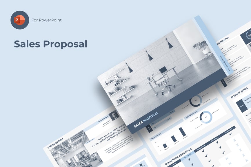 销售建议PPT模板 (PPTX)