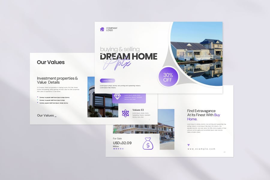 梦想之家(房地产)PPT模板