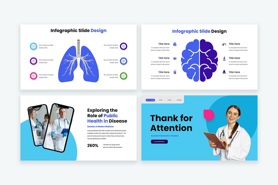 医疗保健PPT模板 (PPT,PPTX)