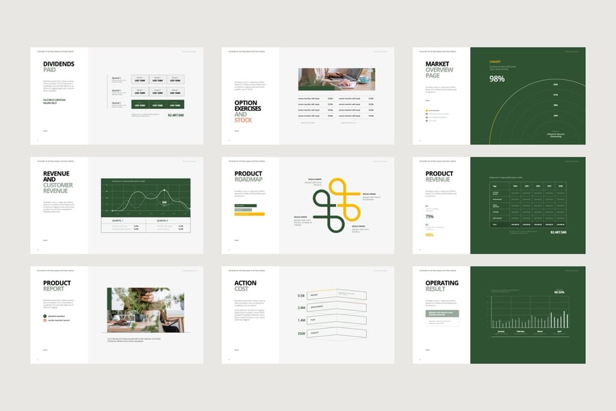 年度报告PPT模板 (PPTX)