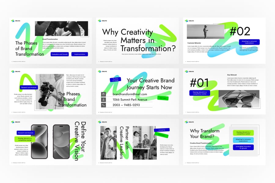 业务转型PPT模板 (PPTX)