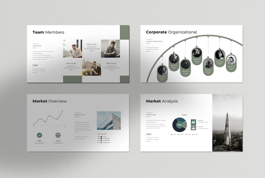 业务计划演示模板PPT模板 (PPTX)