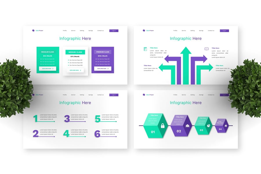 销售项目 – 业务PPT模板 (PPTX)