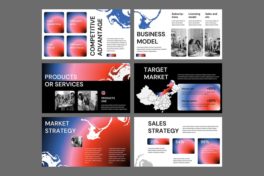 执行摘要PPT模板 (PPTX)