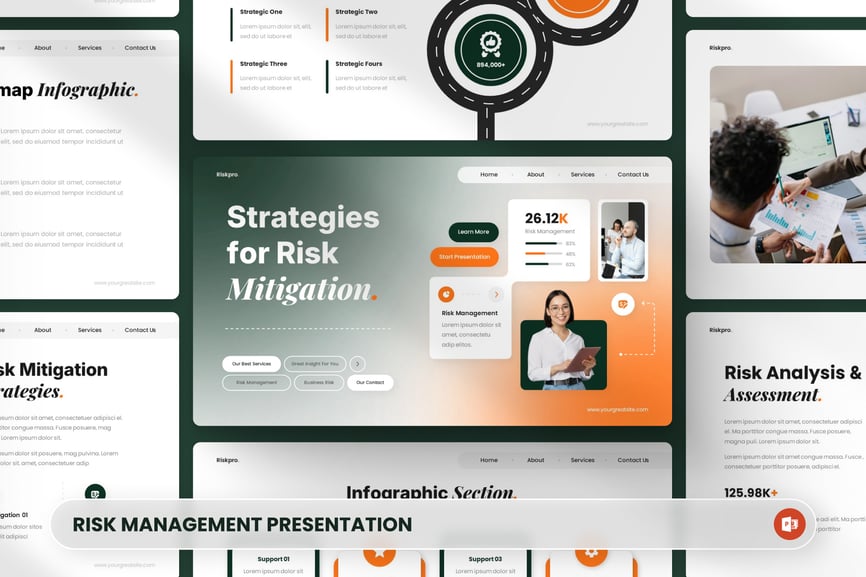 风险管理 PPT模板 (PPTX)