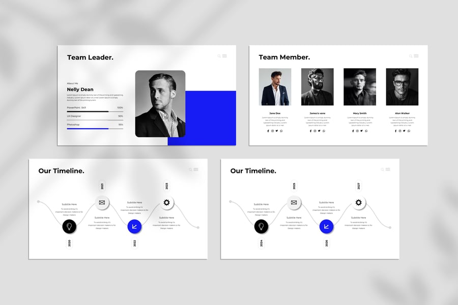 极简主义PPT模板 (PPTX)