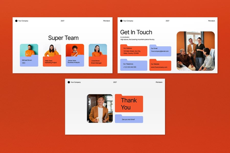 白色现代财务分析师PPT模板 (PPT,PPTX)