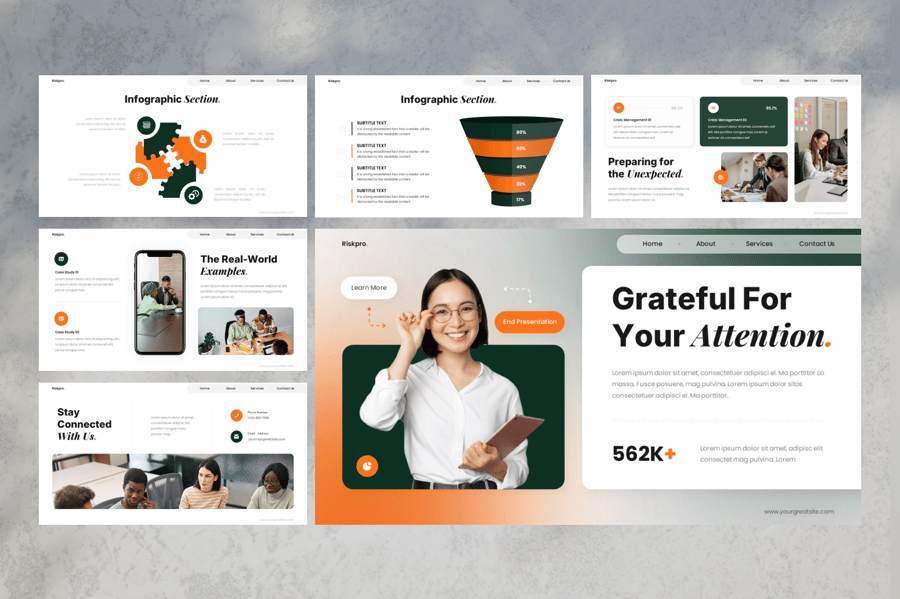 风险管理 PPT模板 (PPTX)