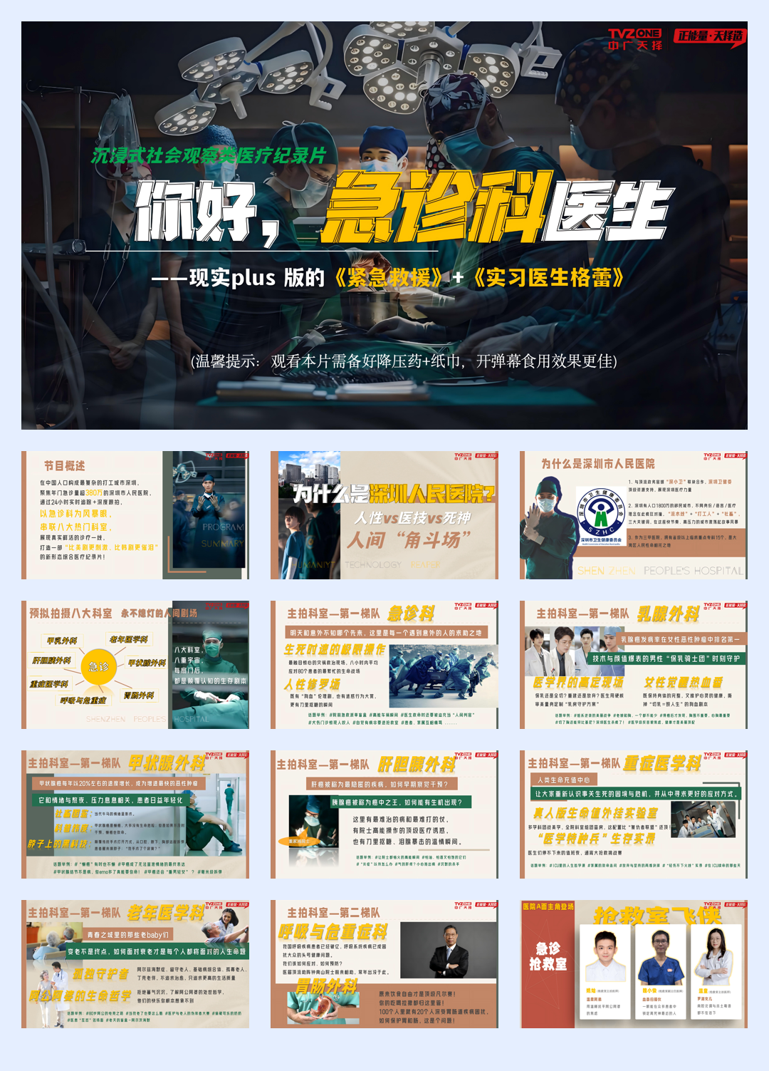 抖音你好急诊科医生医疗纪录片项目方案.pdf