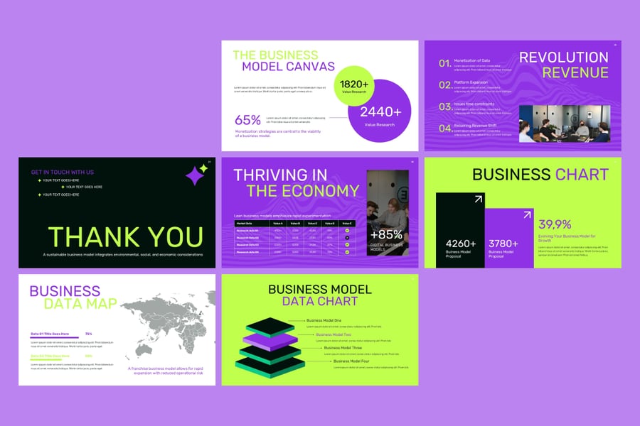 商业模式PPT模板 (PPTX)